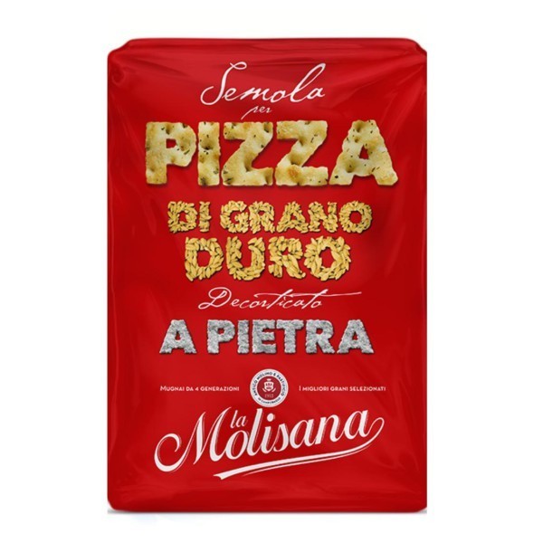 SEMOLA DI GRANO DURO LA MOLISANA PARA PIZZA  1KG em Oferta na Shopee