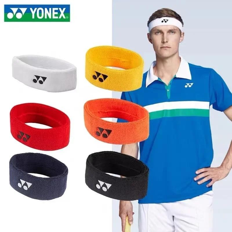 YONEX Badminton Tênis Esportivo Turban Headband Fitness Absorvente De Suor Não Escorrega Cinto Espesso Yoga Basquetebol Corrida Lenço