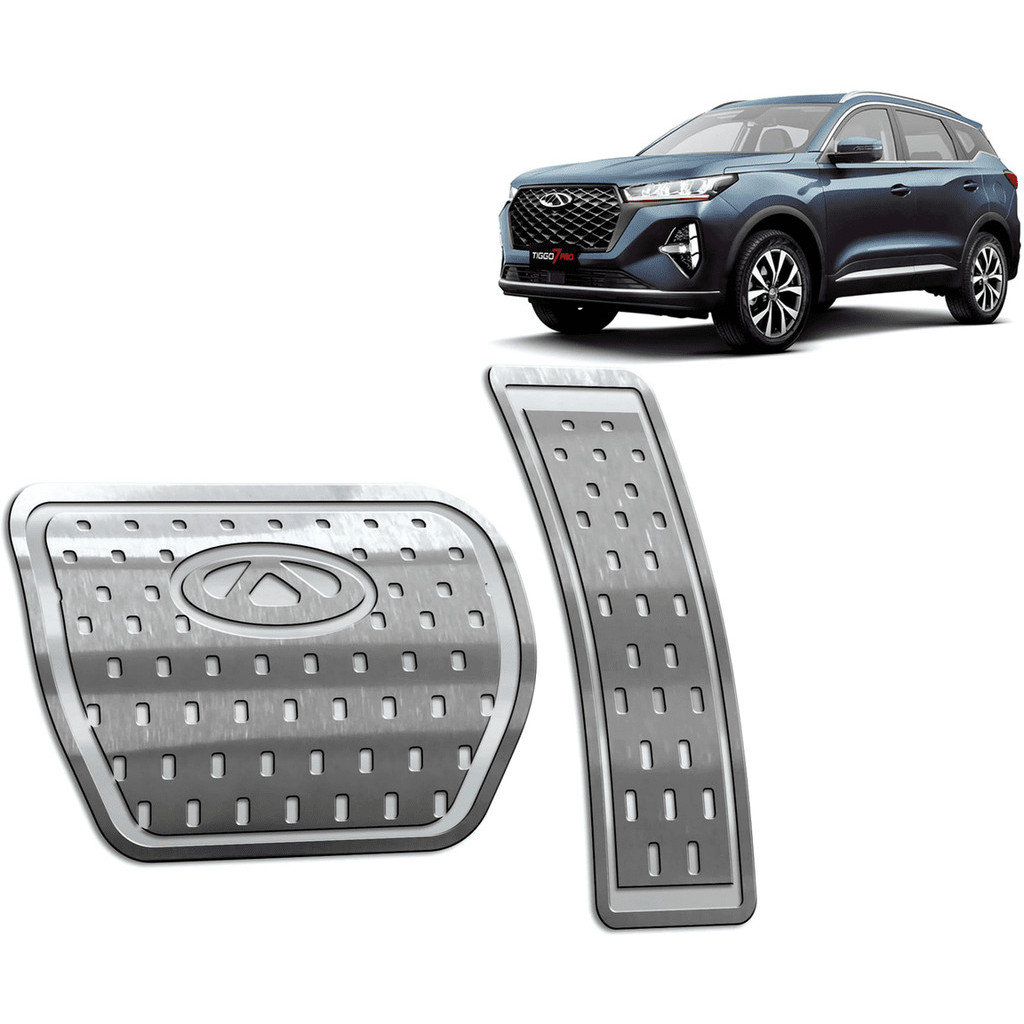 Pedaleira Tiggo 7 Pro 22/.. Automático Aço Inox - Não fura o pedal em Oferta na Shopee