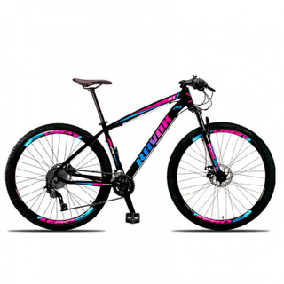 Bicicleta Aro 29 Ravok Alumínio 27 Velocidades Freio a Disco com Suspensão MTB