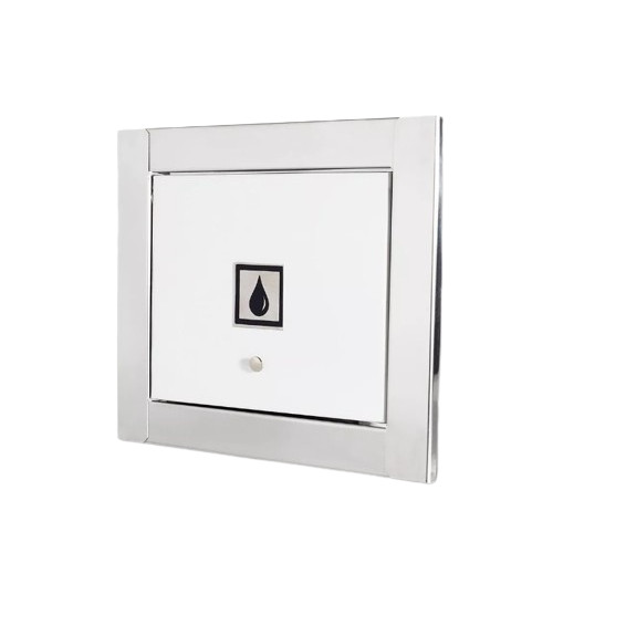Visor Parede Água 100% Inox Basculante – Inox