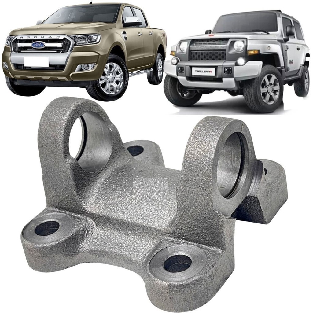 FLANGE LUVA GARFO TIPO ORELHA DA CRUZETA CARDAN TRASEIRO FORD NOVA RANGER 3.2 G3 APÓS 2013 - NOVO TROLLER T4 APÓS 2015