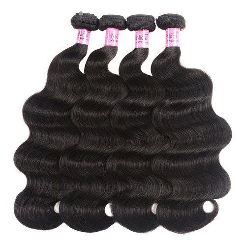 Cabelo Humano Natural Mega Hair Ondulado Na Tela 65cm - 100g