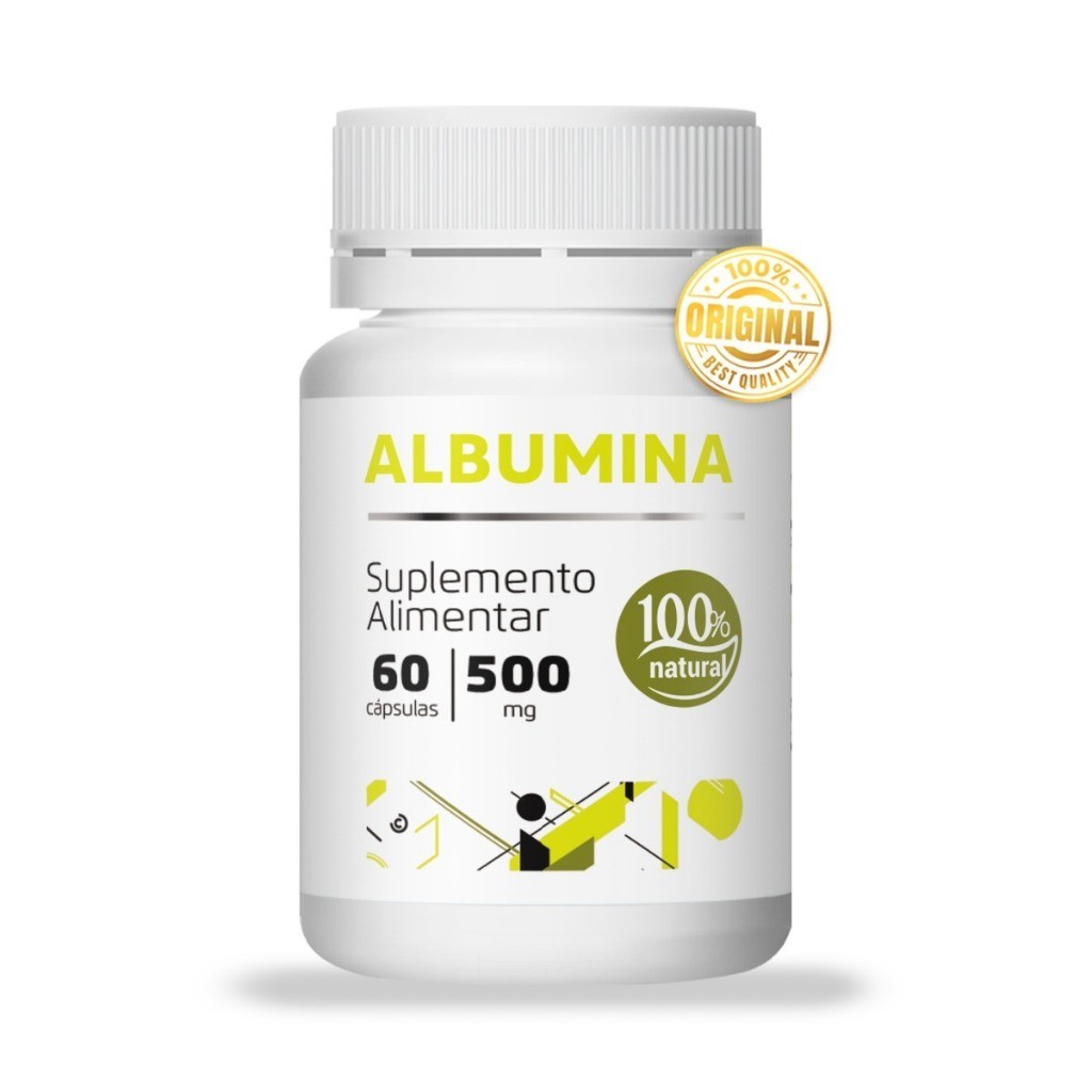 Albumina Proteína Suplemento Integral 60caps