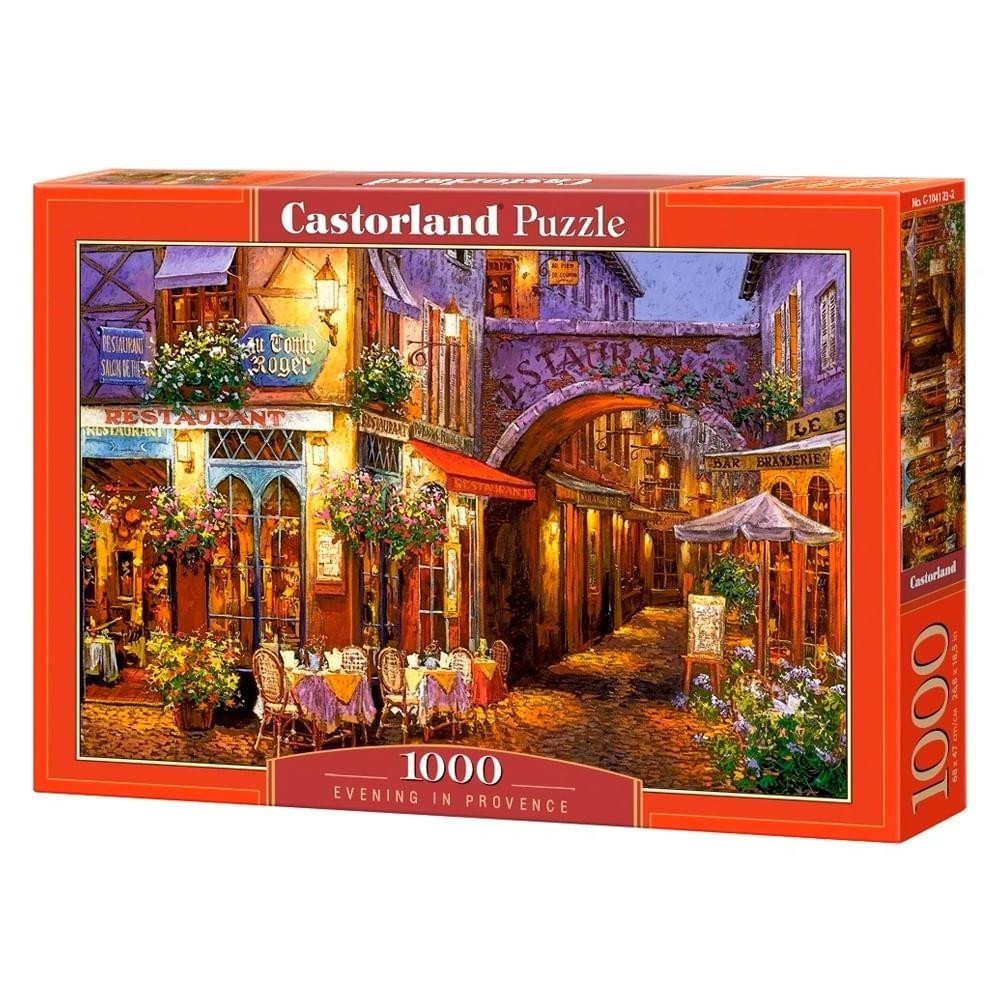 Puzzle 1000 peças Anoitecer em Provença - Imp. Castorland em Oferta na Shopee
