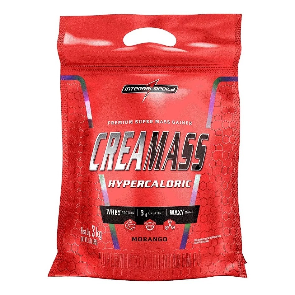Crea Mass Hipercalórico 3kg Integral Médica (todos Os Sabores)