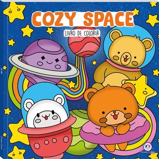 Livro Comfy & cozy books Cozy Space - Livro de Colorir em Oferta na Shopee