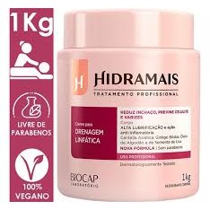 CREME HIDRAMAIS PARA MASSAGEM E DRENAGEM LINFÁTICA 1KG