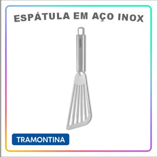 Espátula de Aço Inox Tramontina Marffim Multiuso - Cozinha Churrasco Lava Louças em Oferta na Shopee