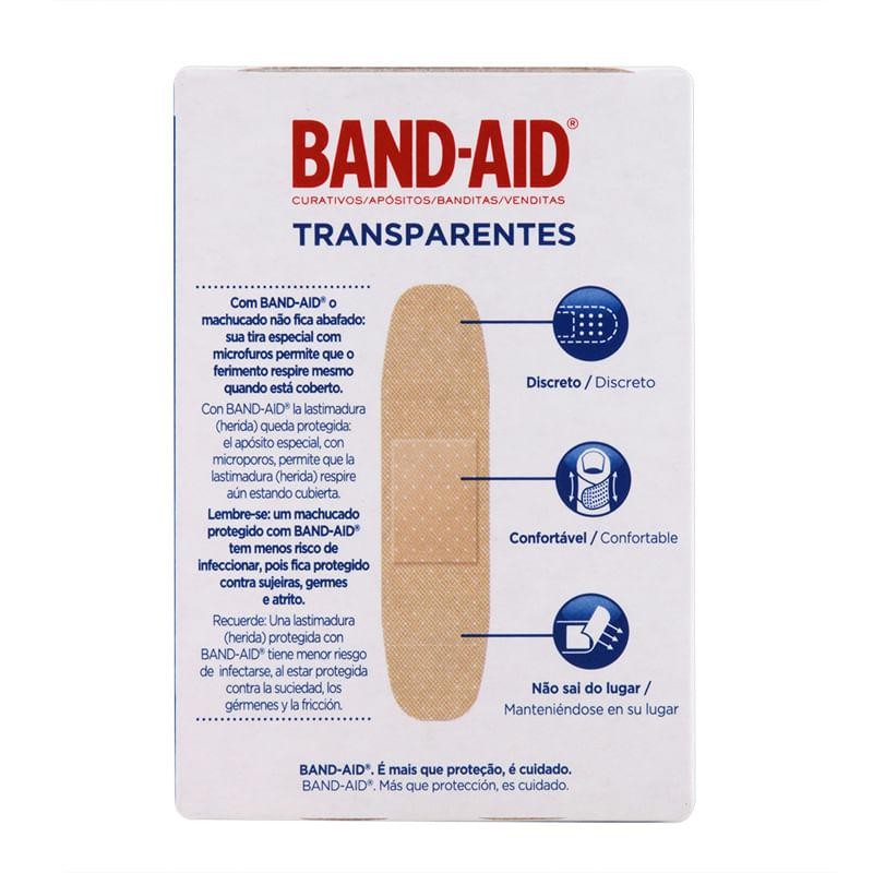 Detalhes do Curativos Band Aid 40 Unidades