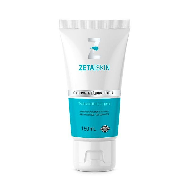 Sabonete Líquido Facial Zeta Skin 150ml em Oferta na Shopee