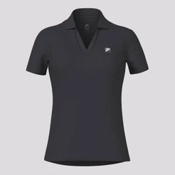 Polo Fila F-Box Tennis Basic Feminina Preto