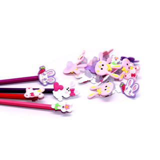 Kit Ponteira para Lápis Coelho da Páscoa - Conjunto de 20 Peças em Oferta na Shopee