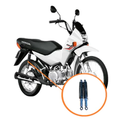 Par Amortecedor Traseiro Biz 100 125 Pop 100 1998 a 2015 Modelo Original