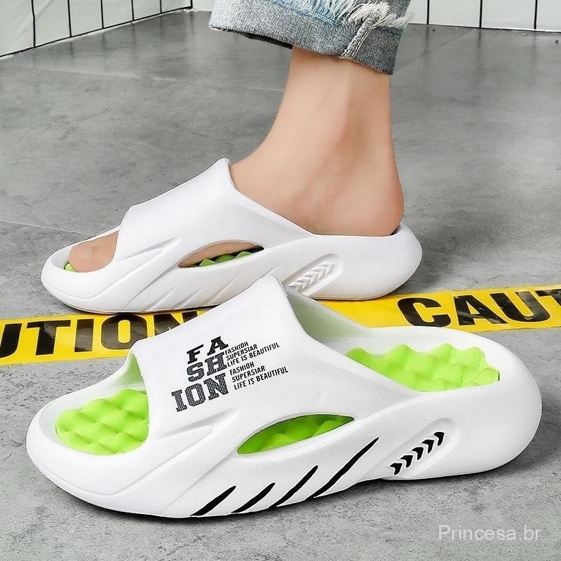 Chinelos Masculinos 2023 Novos Esportes Fora Do Verão , Antiderrapantes , anti-odor , super Macios , Vermelhos , Fundo G em Oferta na Shopee
