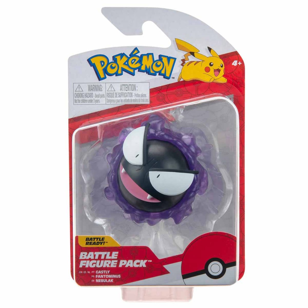 Boneco Pokémon Gastly Batalha - Sunny - Hobbies & Collections