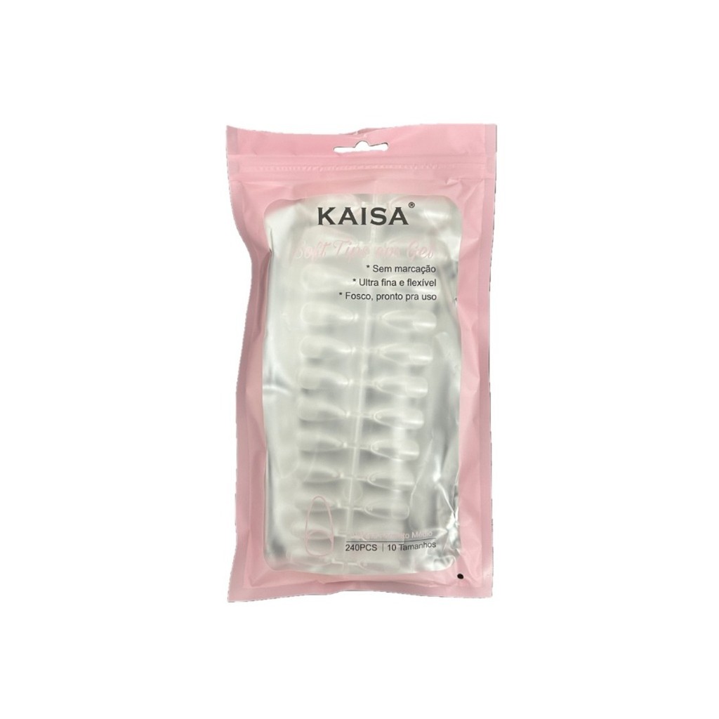 Refil com 240 Unhas Inteiras Soft Gel para Alongamento Acrigel Nails — imagem 2 de 2