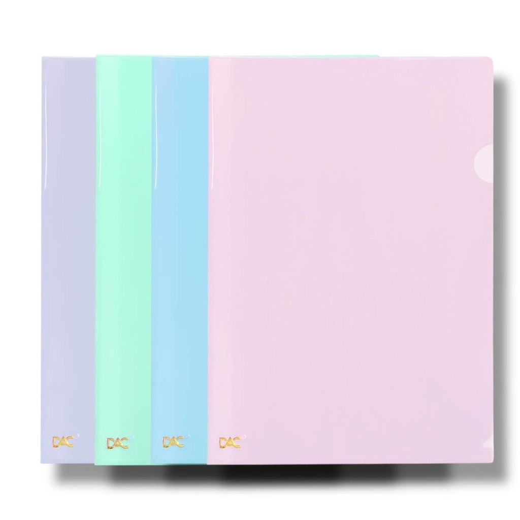 Kit com 10 Pasta em L  TOM PASTEL A4 DAC Breeze em Oferta na Shopee