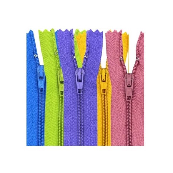 Ziper Nylon 5mm Destacável 35cm - 10 un em Oferta na Shopee