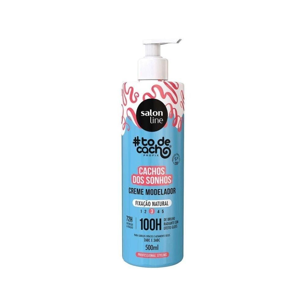 Creme Modelador Salon Line #TDC Cachos Dos Sonhos Fixação Natural 500ml - Beauty