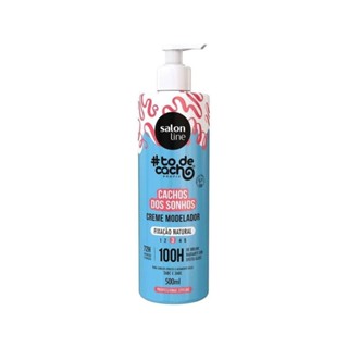 Creme Modelador Salon Line #TDC Cachos Dos Sonhos Fixação Natural 500ml em Oferta na Shopee