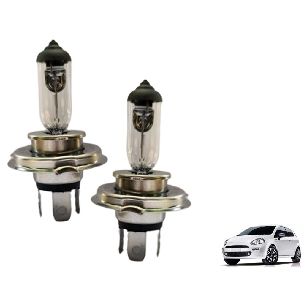 Par Lampada Punto 2013 2014 2015 2016 2017 Farol Dianteiro
