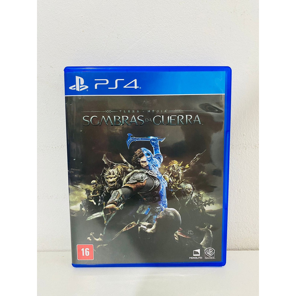 Jogo Terra-media Sombras Da Guerra Ps4 Físico Usado