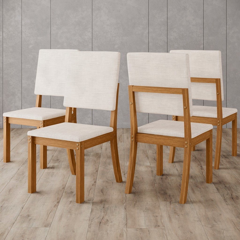 Cadeiras Kit 4 Cadeiras Mila S35 em Oferta na Shopee