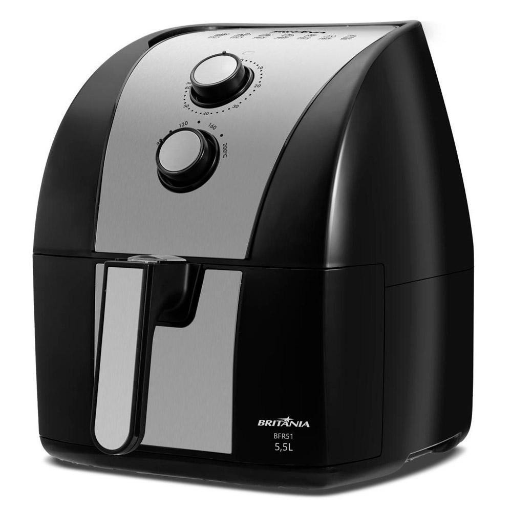 Fritadeira 5.5L BFR51 Britânia Preta 127V - Home Appliances