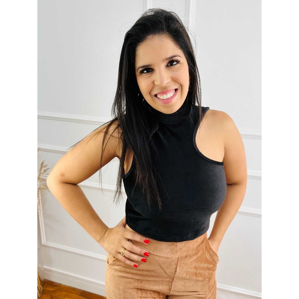 Cropped Veludo  3455