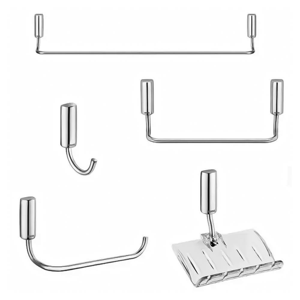 Kit De Acessórios Com 5 Peças Idea Cromado Docol em Oferta na Shopee
