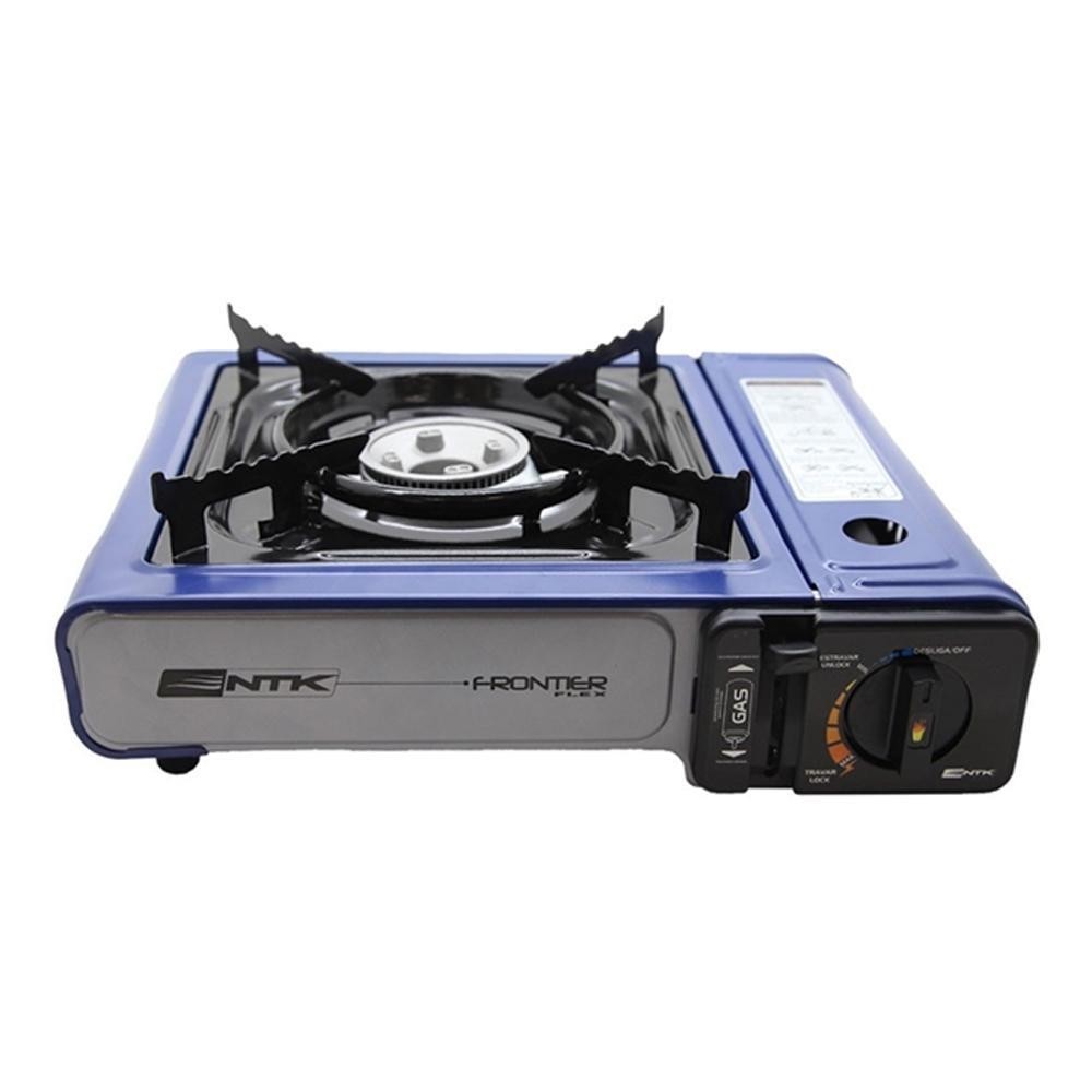 Fogareiro Nautika Frontier Flex Portátil Azul - Camping Lazer Pesca Acampamento Praia Lancha
