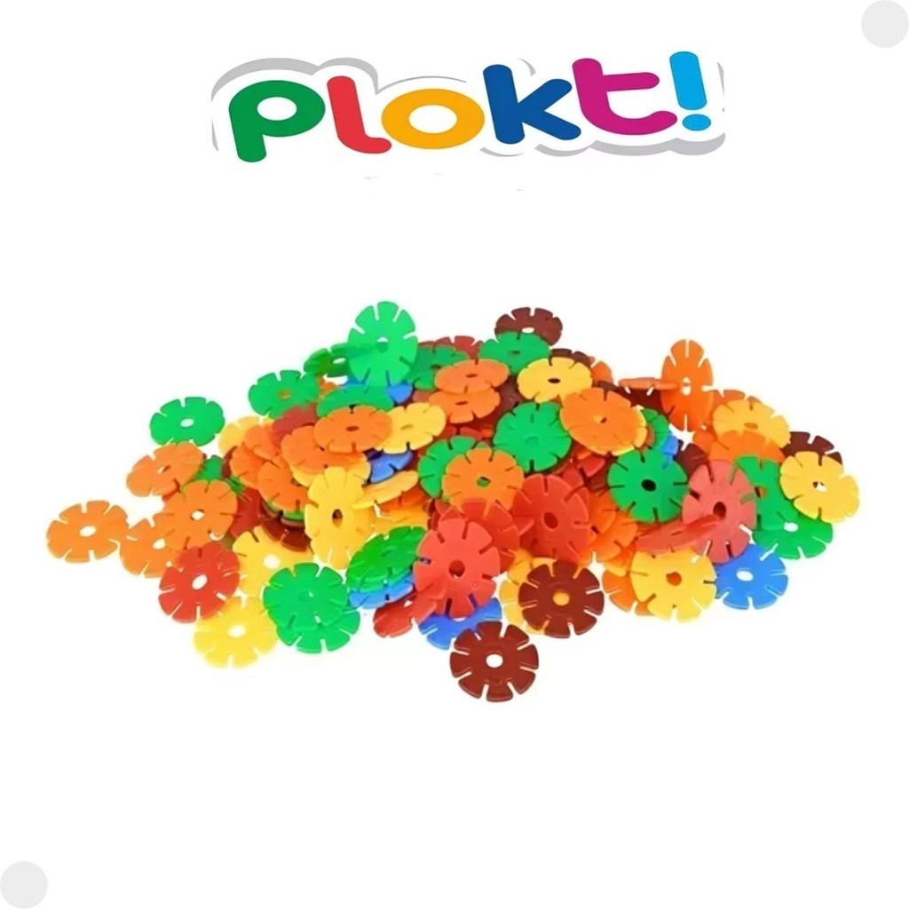 Detalhes do Blocos De Montar Plokt Com 200 Peças 1243 - Pakiplast