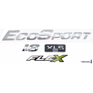 Emblemas Ecosport 1.6 Xls Flex - 2003 À 2012 em Oferta na Shopee
