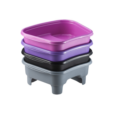 Bacia Para Pés Pedicure Reforçada Profissional Multiuso Relaxamento Com Pedestal Colors Dompel em Oferta na Shopee