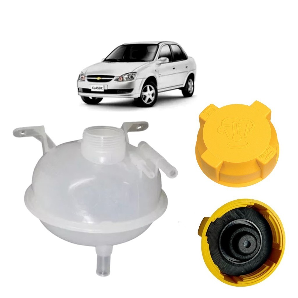 Reservatorio Agua + Tampa Corsa Classic 3 Bicos 2009 A 2016 em Oferta na Shopee