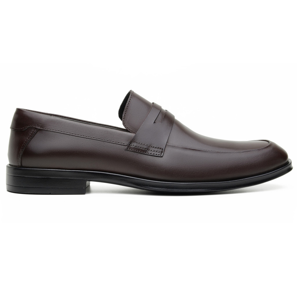 Sapato Masculino Turim Loafer Couro Chocolate - Men Shoes