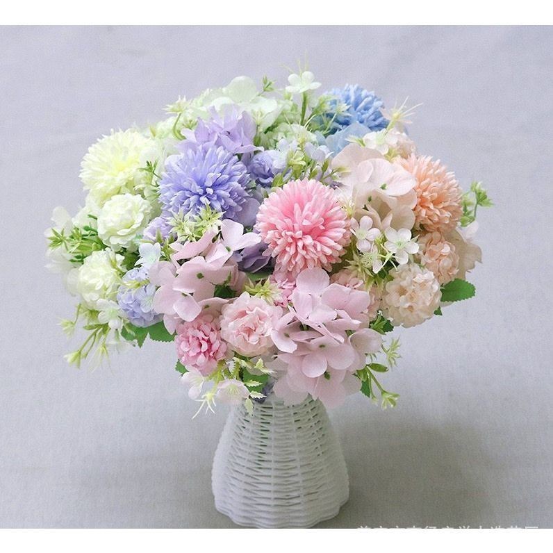 Cravo Rustica Buque com 5 Flor Artificial --8532