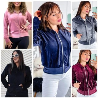 Jaqueta Bomber Veludo Inverno Estilosa Manga Comprida em Oferta na Shopee