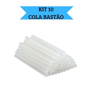 KIT 10 BASTÕES DE COLA QUENTE SILICONE FINA em Oferta na Shopee