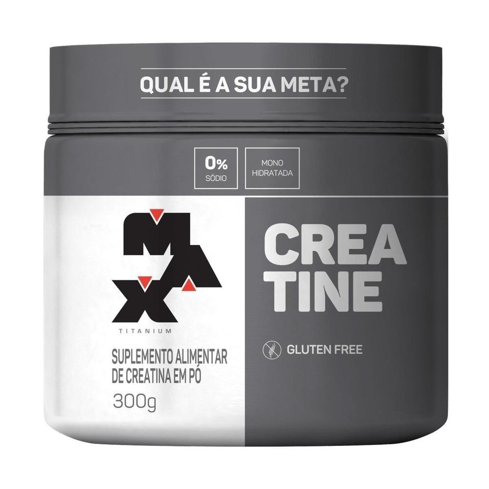 Creatina Max Titanium em Pó 300g em Oferta na Shopee