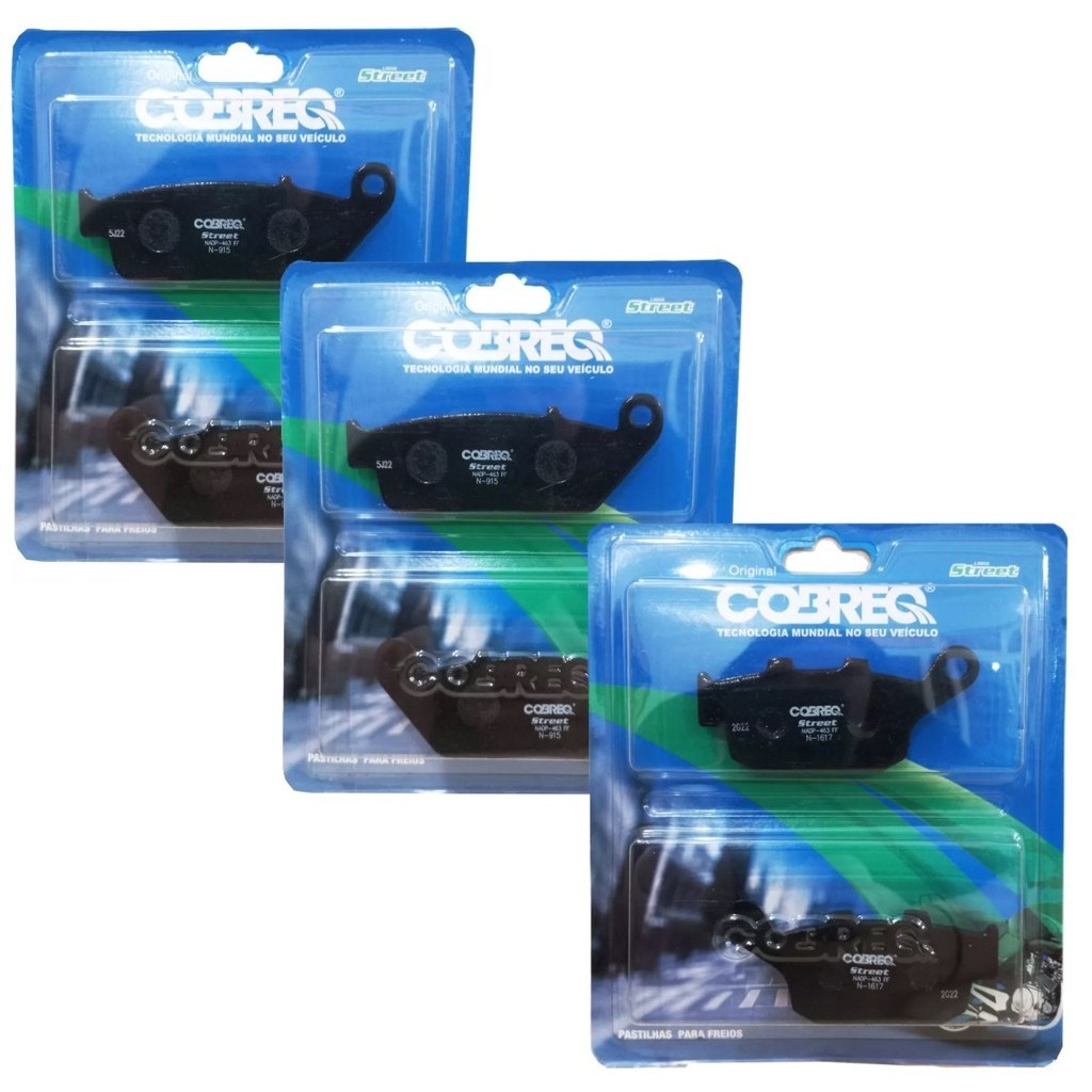 Kit Pastilhas de Freio Cb 500X 2023 2024 Cobreq em Oferta na Shopee
