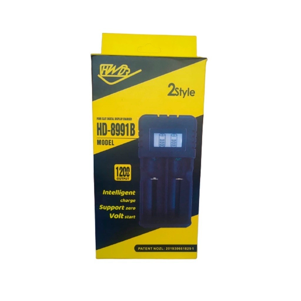 Carregador Duplo de bateria Lcd de 4.2v Bivolt Regulável 18650 16340 14500 26650 e Outras