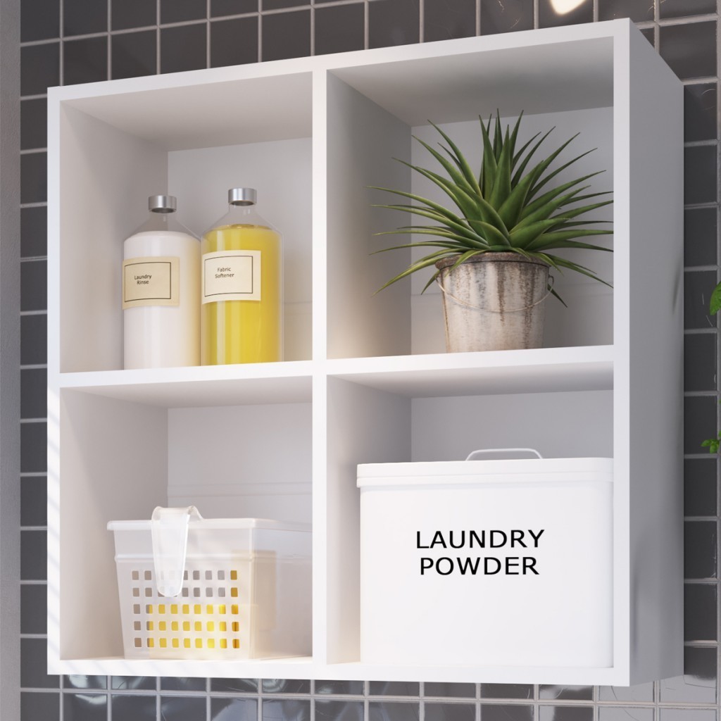 Nicho de Decoração Quadrado Ae070 Branco - Art In Móveis em Oferta na Shopee