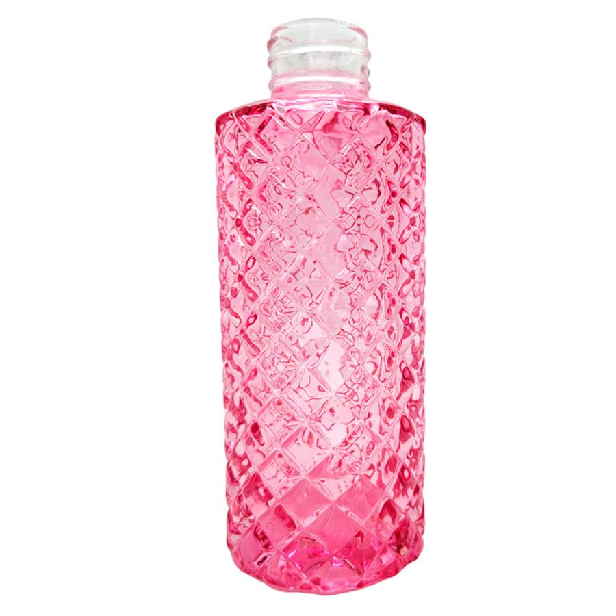 Frasco para Perfumaria de Vidro - Rosa - 150ml - 1 unidade - Rizzo