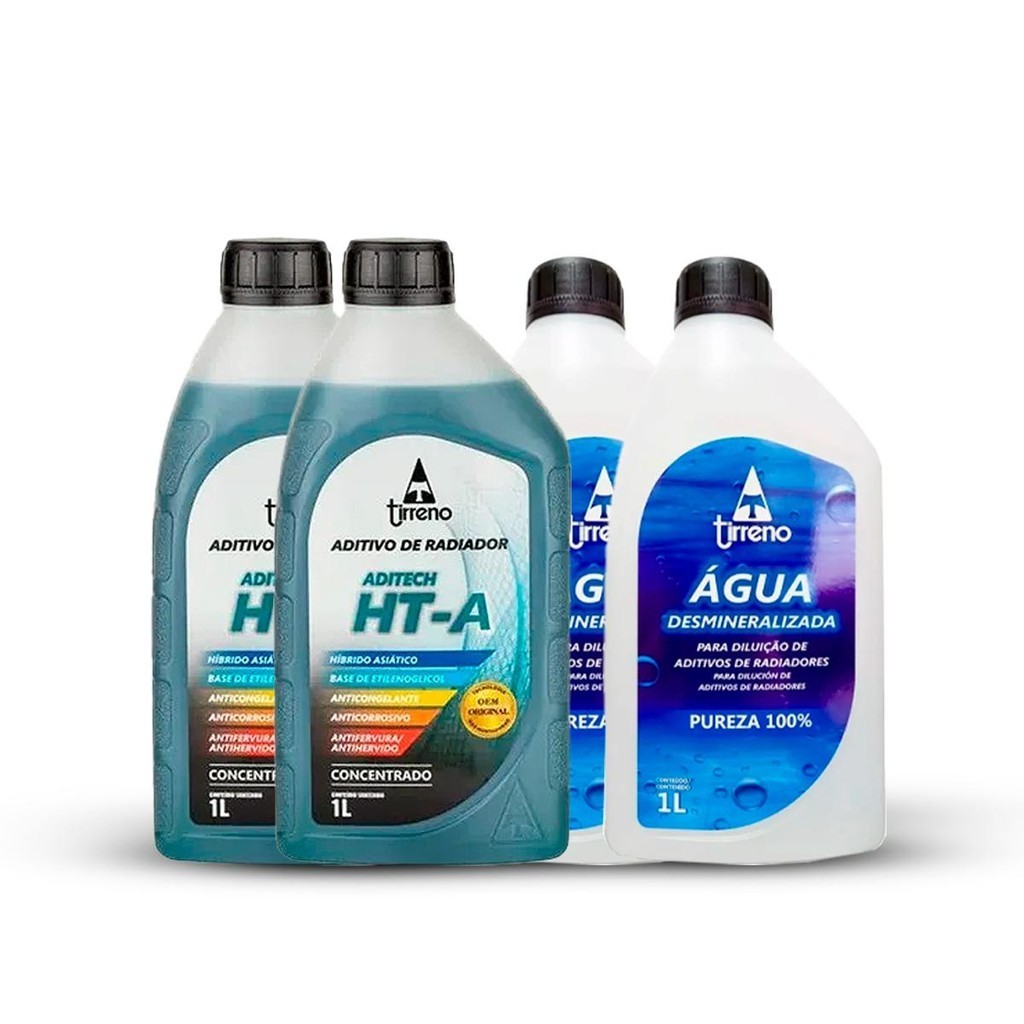 HT-A Aditivo Radiador Concentrado + Água Desmineralizada
