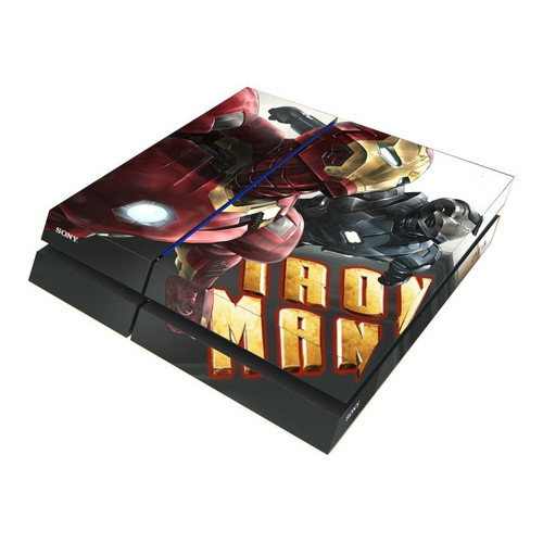 Adesivo Ps4 Playstation 4 Fat Autocolante Skin Homem D Ferro