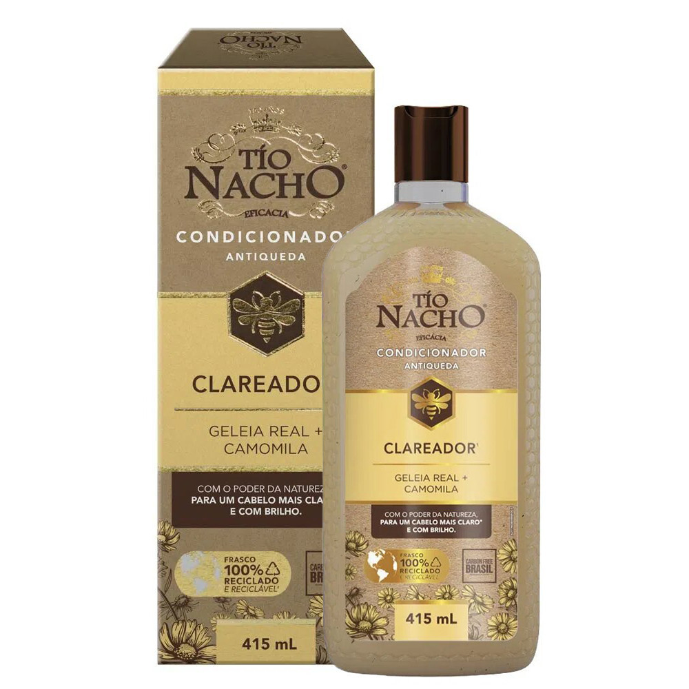 Condicionador Clareador Antiqueda Tio Nacho 415ml em Oferta na Shopee