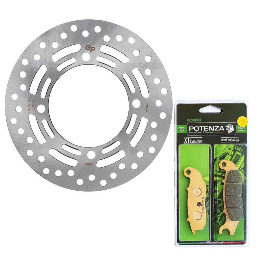 Disco de Freio Dianteiro Pcx 150 Abs 2019 A 2023 + Pastilhas Potenza em Oferta na Shopee