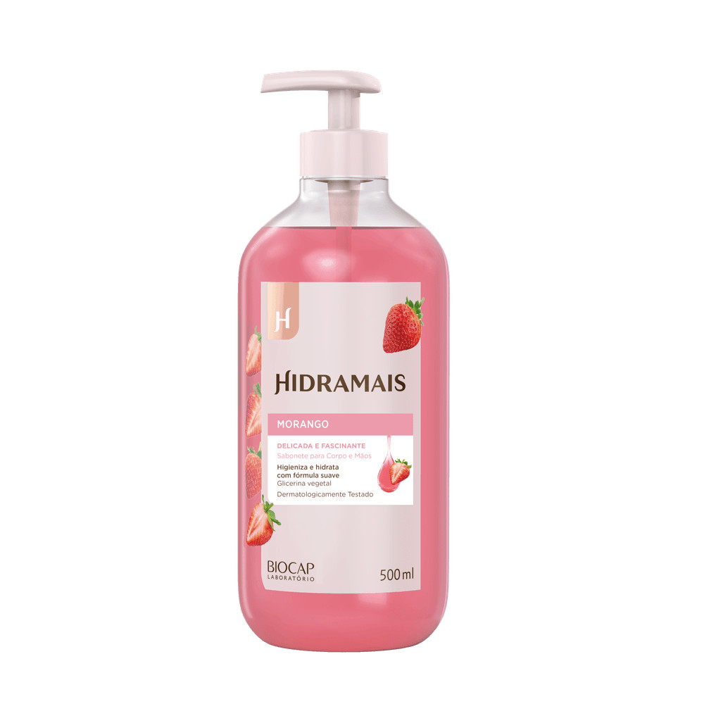 Sabonete Liquido Morango 500ml Hidramais (733)